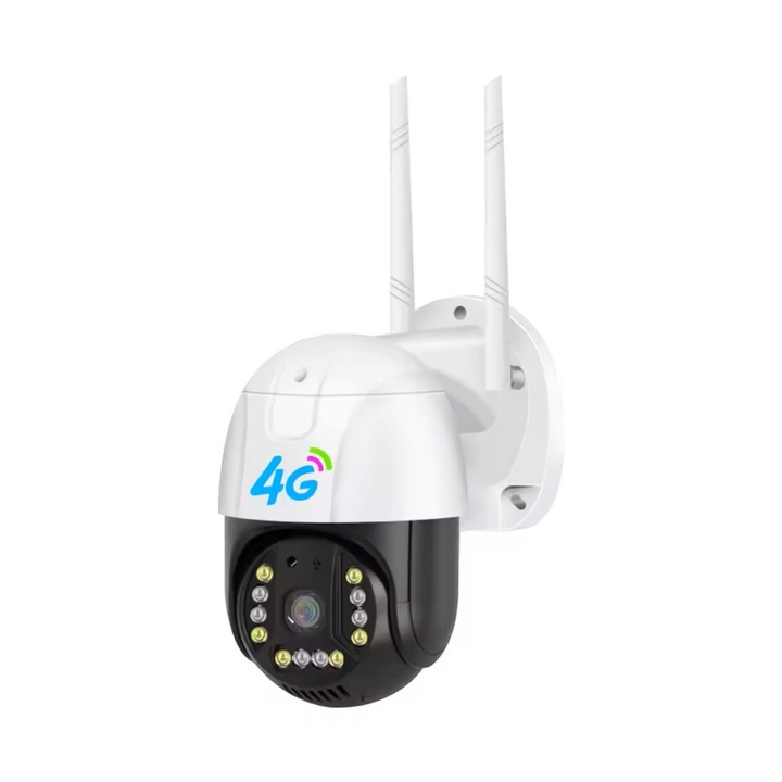Camera Cu Sim Camera De Supraveghere Video Cu SIM EmmaShop®, conexiune 4G, Full HD ...