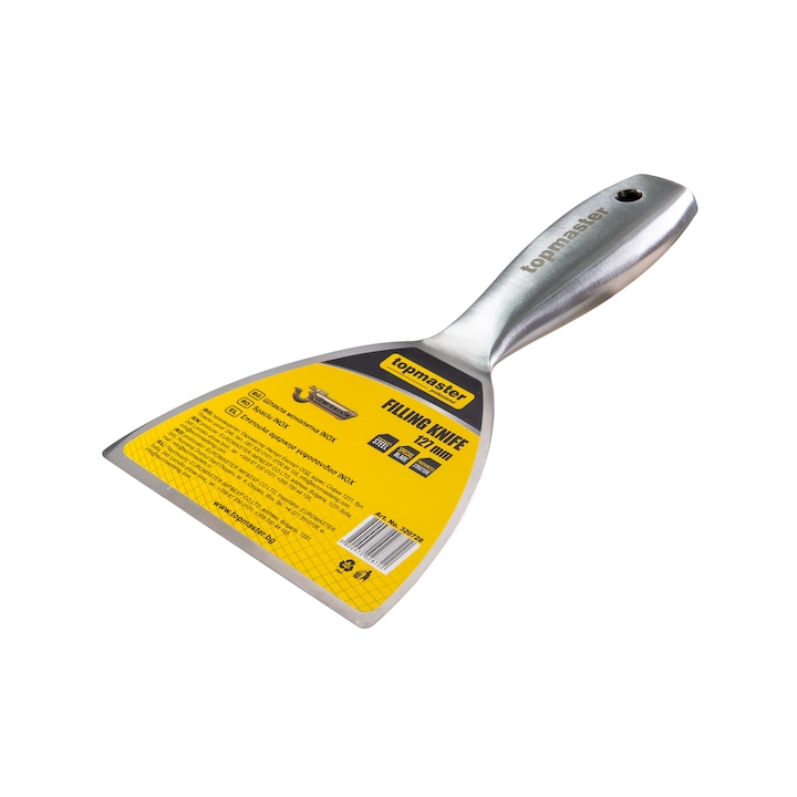 Spaclu Inox Spaclu inox 127 mm, Colturi rotunjite - eMAG.ro