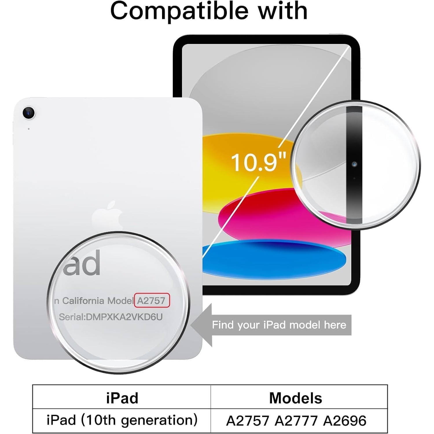 Husa protectie tableta, TPU/Policarbonat, Husa tableta de protectie Compatibila Apple iPad 10.9 inch 2022, suport pentru creion, Argintiu