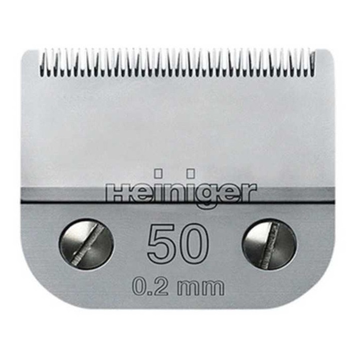 Nyírógép penge, Heiniger, acél, 50-es szám, 0,2 mm