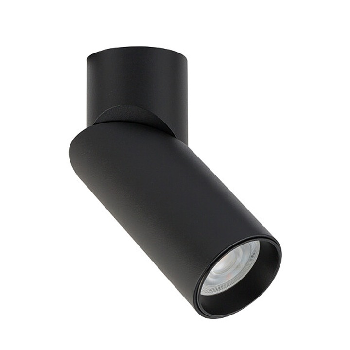 Mobil spot mennyezetre INDIA, hossza 12,4 cm, fekete