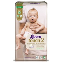 Scutece copii Libero Touch Open marime 2, 3-6 kg, 62 buc