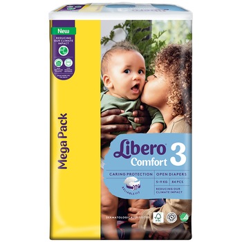 Scutece copii Libero Comfort Mega Pack marime 3, 5-9 kg, 84 buc