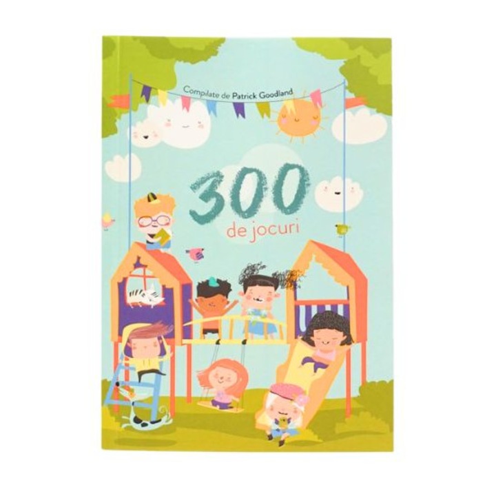 300 de jocuri, 149 de pagini, brosata, activitati extracuriculare, format fizic, jocuri in aer liber, jocuri interior, jocuri fara echipament