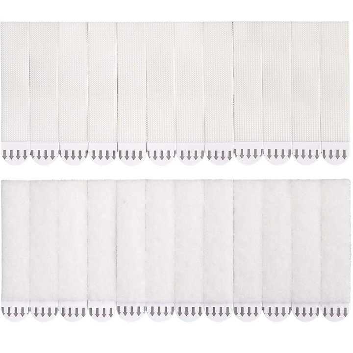 24 db ragasztó csík készlet fotókhoz, képekhez Sunmostar, fehér