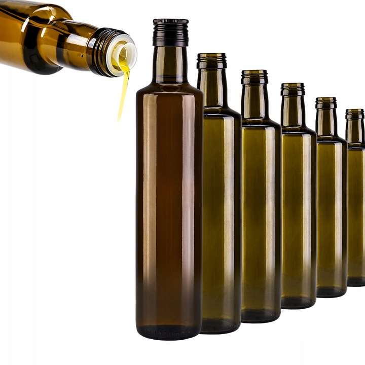 40 db-os üvegkészlet, SuperButelki, Üveg, 500 ml, 28 x 6 cm, Adagoló, Barna