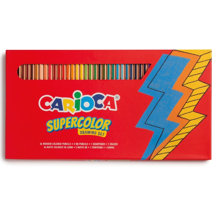 Set desen CARIOCA SuperColor, 40 piese