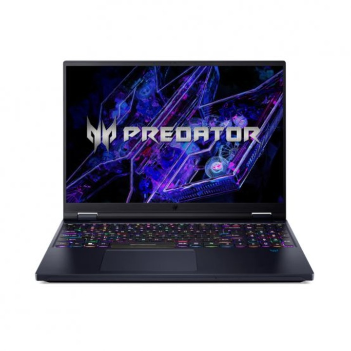 Laptop Acer Predator Helios 16 PH16-72, 16 inch 2560 x 1600, Intel Core i9-14900HX 24 C / 32 T, 2.2 GHz - 5.8 GHz, 36 MB cache, 32 GB DDR5, 2 TB SSD, Nvidia GeForce RTX 4080, Free DOS