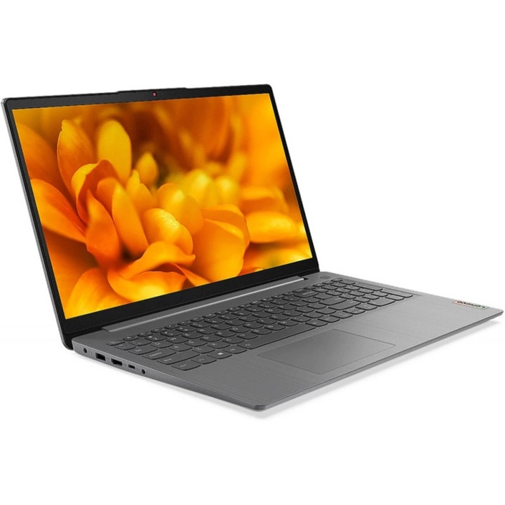 Laptop Lenovo IdeaPad 3 15IAU7 cu procesor Intel® Core™ i5-1235U pana la 4.4 GHz, 15.6", Full HD, IPS, 16GB, 256GB SSD, Intel® UHD Graphics, No OS, Arctic Grey