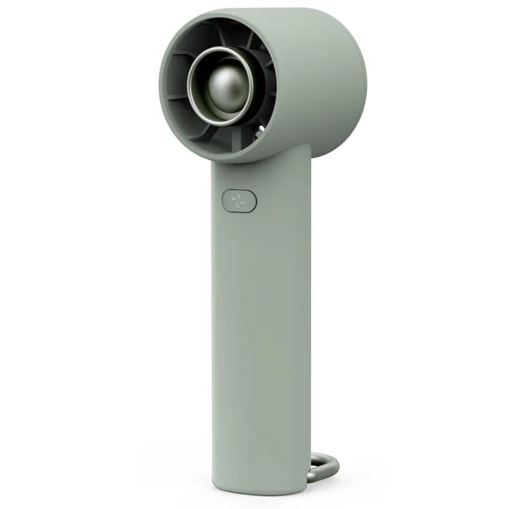 Ръчен вентилатор, преносим, 3 степени на вентилация, USB зареждане, 1200 Mah батерия, безшумен, 110 грама, 13,5 см, розово зелен