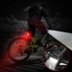 Set Lumini Bicicleta, Trotineta, NOVASTRIDE, Far Cu Led, Cu Senzor de Lumina, Inteligent,4 Moduri Iluminare, Stop Spate, Incarcare USB, cu Acumulatori, Negru