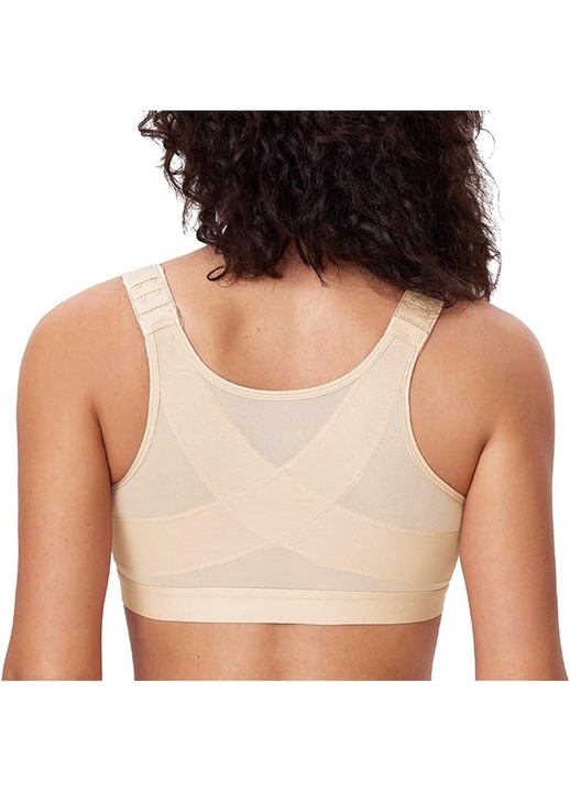 Sutien suport Nylon, Nude, Nude, M