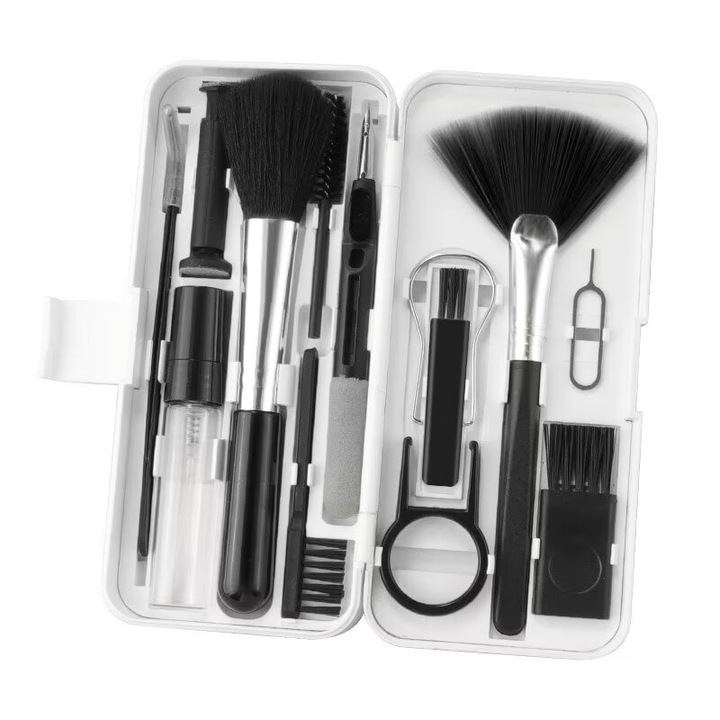 Kit de curatare 18 in 1, Negru
