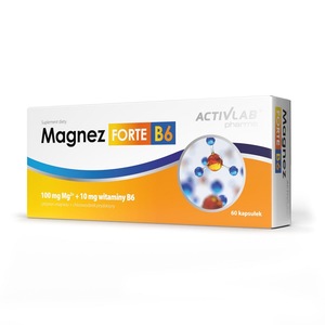 Magnez FORTE B6 Activlab Pharma - 60 capsule - continut ridicat de magneziu sub forma de citrat si vitamina B6