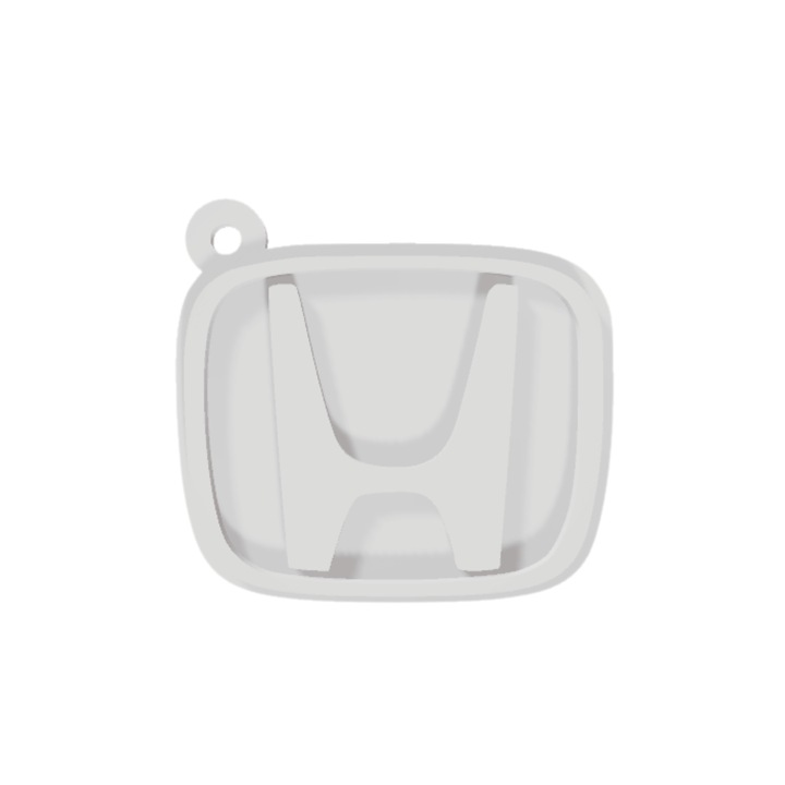 Ключодържател, "HONDA", 47X 50 мм бяла слонова кост