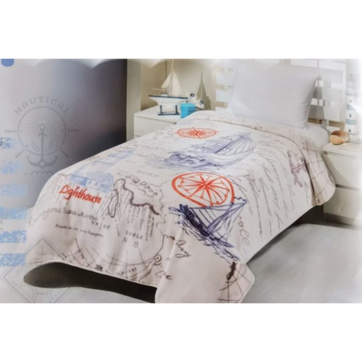 Lacassa - Одеяло Compass, Kotonia Home, за единично легло, размер 160x220 см