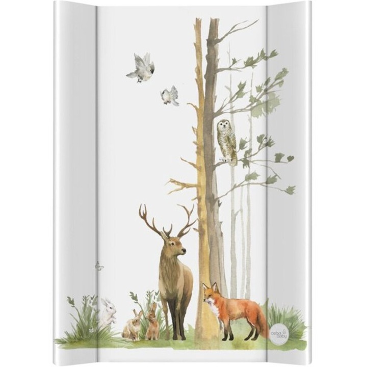 Saltea de Infasat Ceba Baby basic 50x70cm cu intaritura sistem anti-alunecare Forest dream
