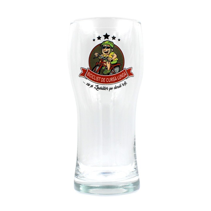 Nekupto Hosszútávú kerékpáros söröspohár kicsi, 500 ml