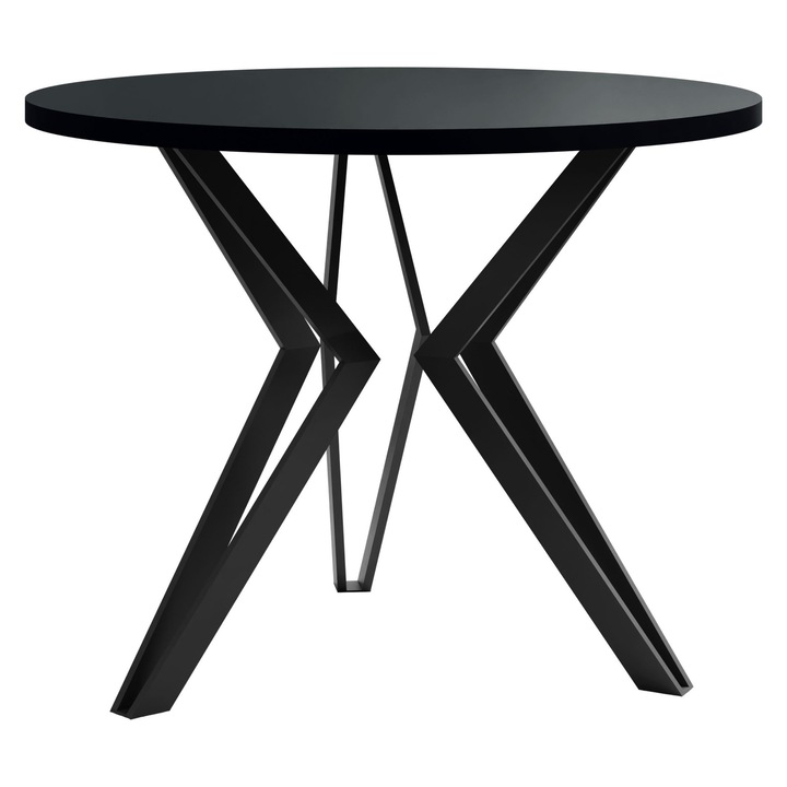 Masuta pentru cafea STK M13, Mirjan24, 67x67x50 cm, negru