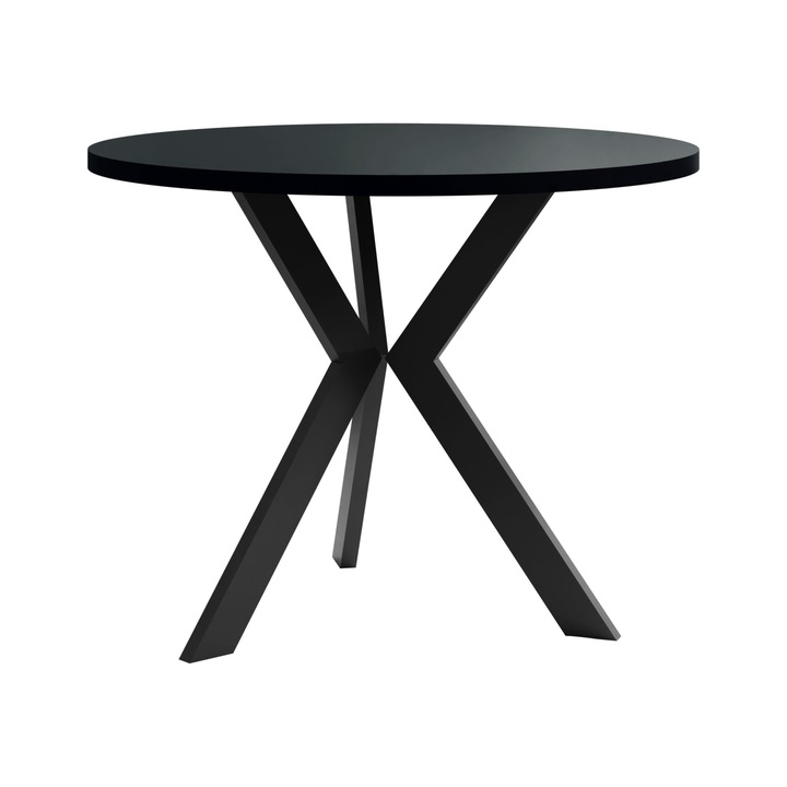 Masuta pentru cafea STK M6, Mirjan24, 67x67x50 cm, negru