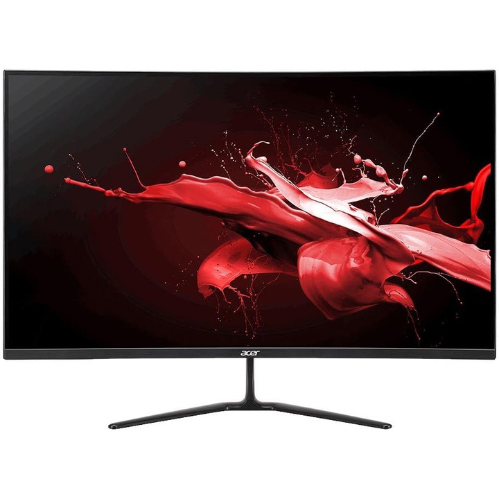 Monitor Gaming Acer Nitro ED320QRS3, ZeroFrame, 31,5", VA, FHD, 1920 x 1080, HDMI, DisplayPort, ívelt 1500R, 180 Hz, 5 ms, fekete