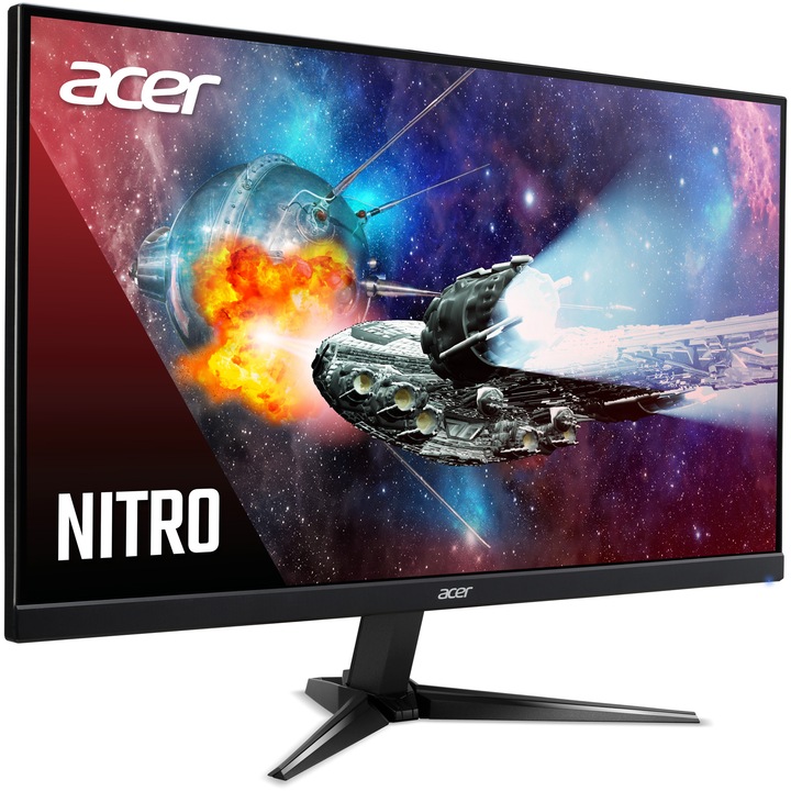 Monitor Gaming LED IPS Acer Nitro QG241Y M3 23.8", Full HD (1920x1080), 180Hz, 0.5ms, AMD FreeSync™ Premium, ZeroFrame, 2x HDMI, DisplayPort, Jack, VESA, negru,