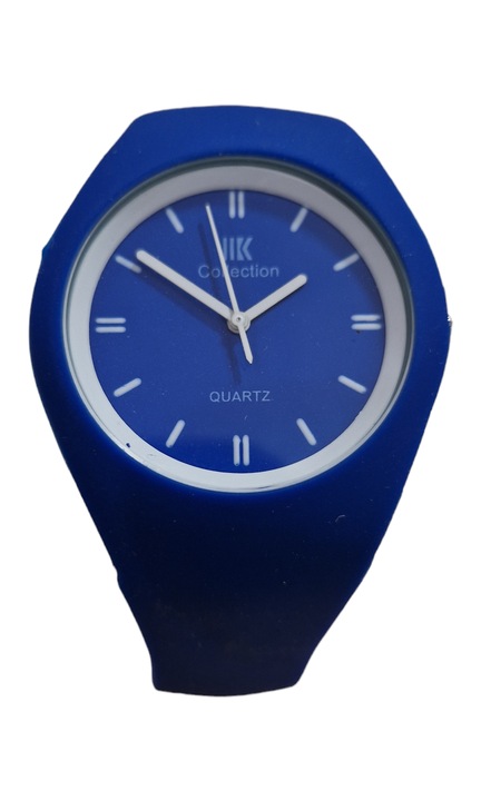 HX szilikon szíjas karóra 40mm tok méret, kék