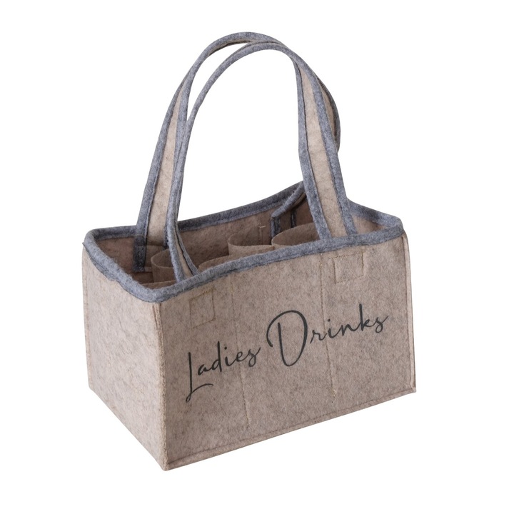 Palacktartó, bézs, poliészter szálból, Frauensache Boltze