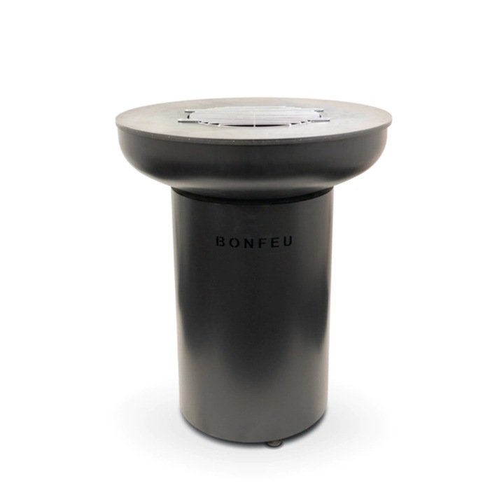 BonBiza Черна скара с котлон - Д 80 см x В 100 см