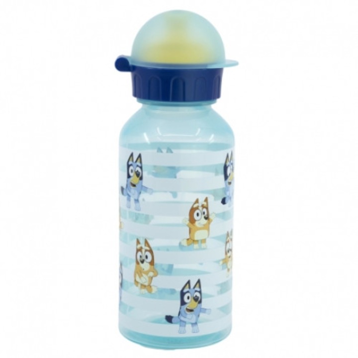 Бутилка за вода Bluey, 370 ml, Пластмаса, Прозрачна