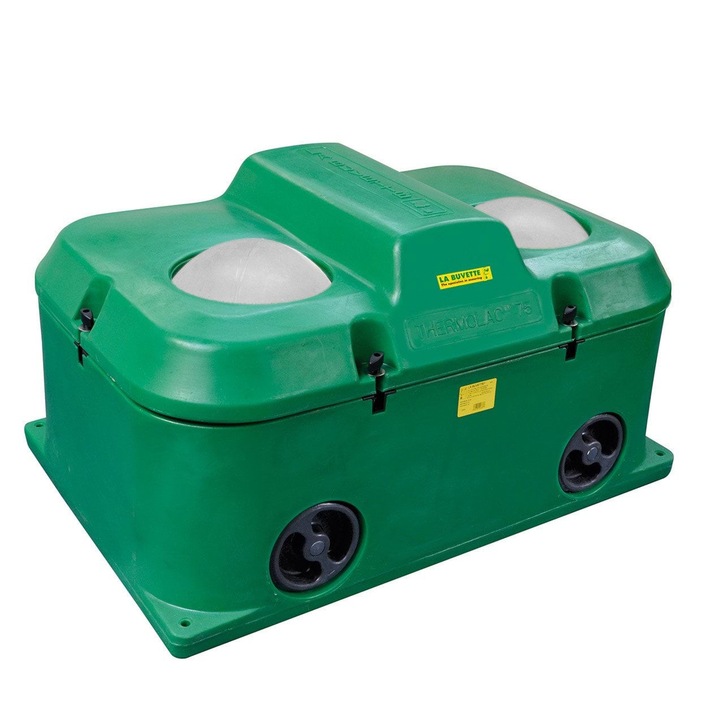 Thermolac itató szarvasmarhának és lónak, La Buvette, polietilén, zöld, 75L