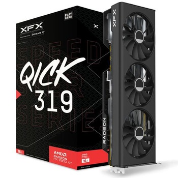 Placa video XFX AMD RX-7800XT QICK319 CORE, 16GB GDDR6, 256-bit