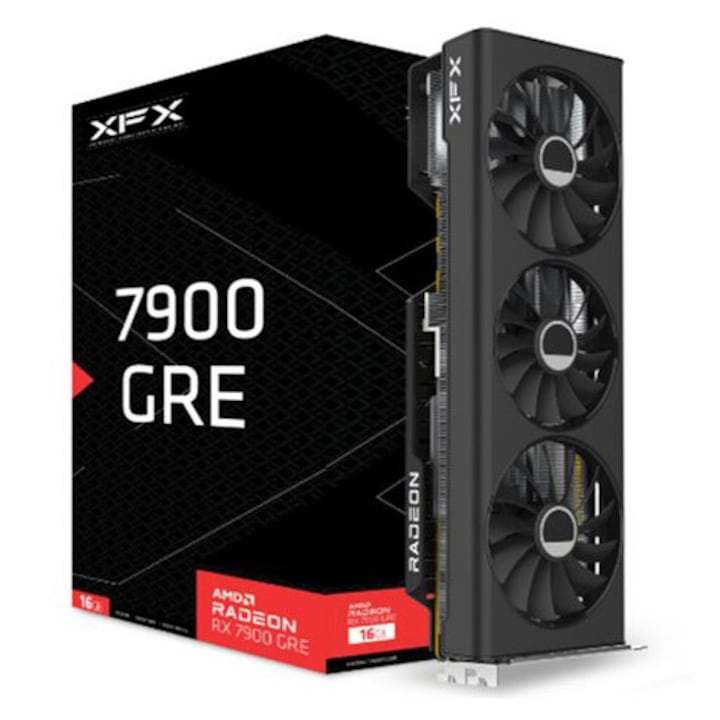 Placa video XFX AMD Radeon™ RX 7900 GRE, 16GB GDDR6, 256-bit