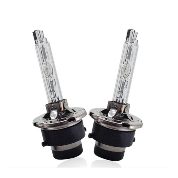 Set 2 Becuri xenon D2S 35W, lumina alb-rece, 6000K, flansa metal, BZRSH