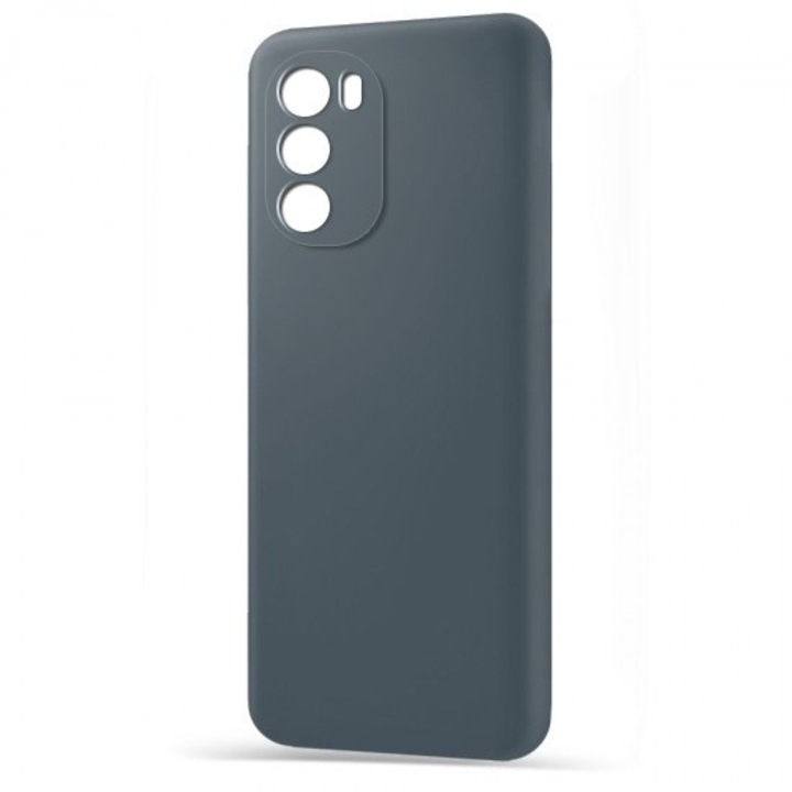 Капак за Motorola Moto G62 5G силиконов кейс син