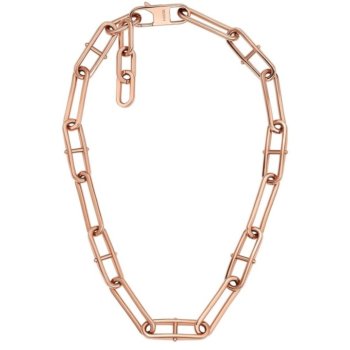 Colier Fossil Heritage D-Link JF04670791, Rose gold
