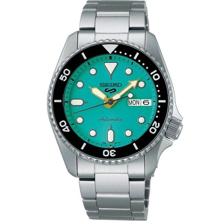 Часовник Seiko 5 SRPK33K1, Мъжки, Автоматичен, Сребрист