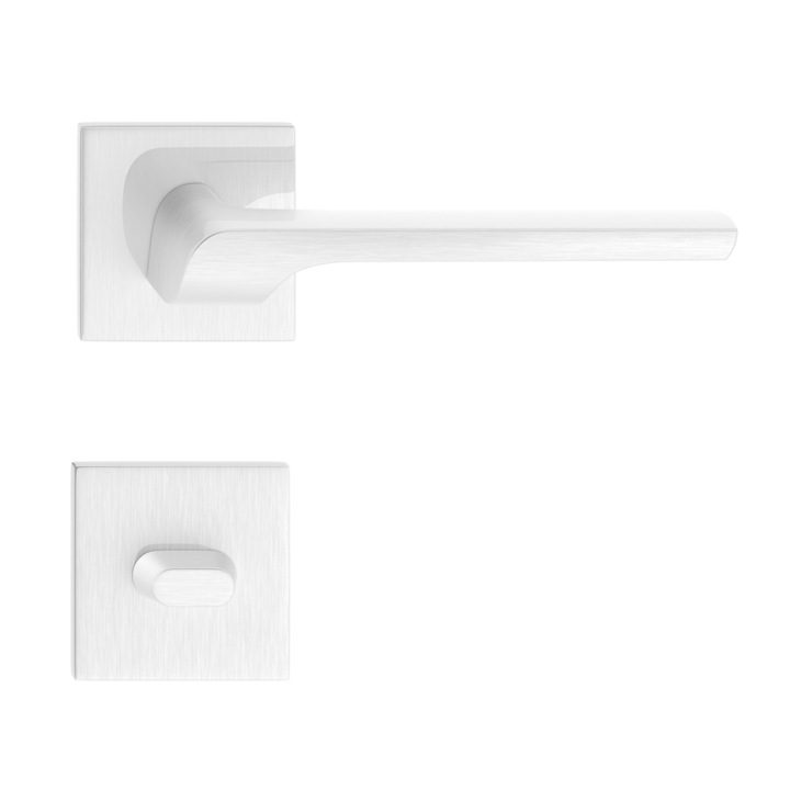 Maner usa COMO crom satin cu rozeta wc