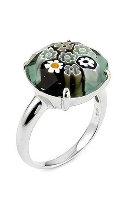 Inel BeSpecial, ISX0269, Argint, Sticla Murano, Diametru 18,2 mm 8 US