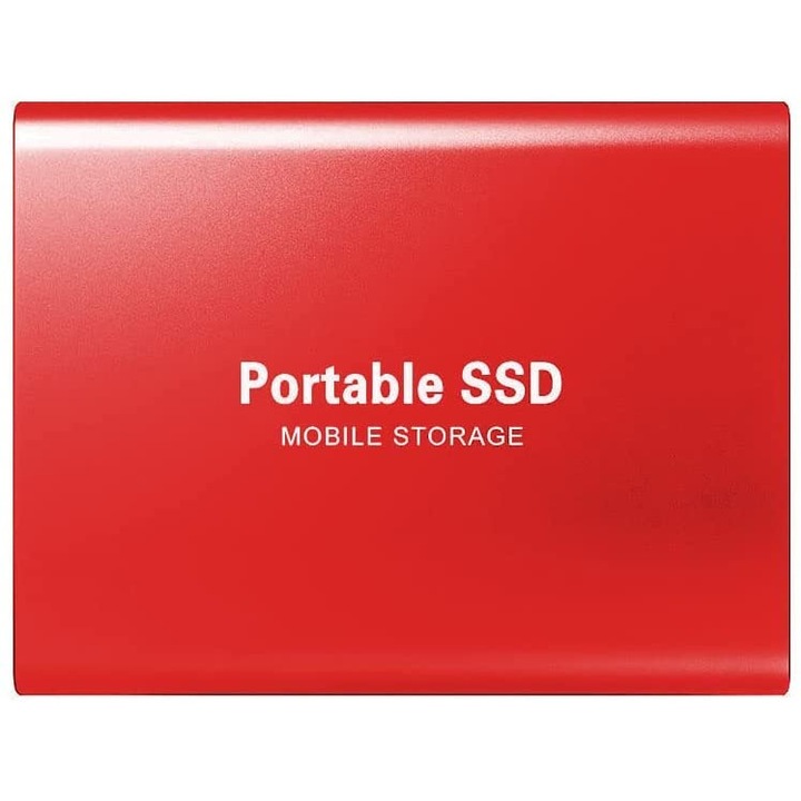 SSD Portabil jalleria, rezistent la impact, 74x57x10mm, USB 3.0 C, compatibil PC/Mac