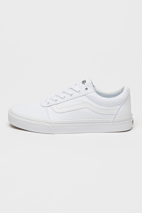 Vans, Текстилни кецеве Ward с кожа, Бял