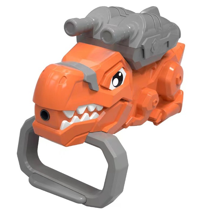 Pistol Automata de Jucarie, 1000 Bile din Gel 7-8 Mm, Acumulator cu Incarcare USB, Lansator, Dinozaur, + 3Ani