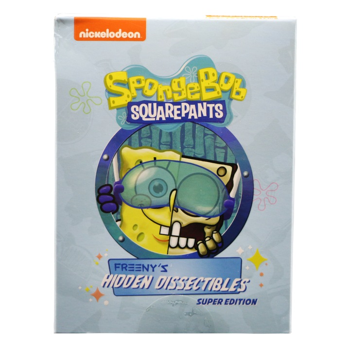 Mighty Jaxx, Freenys Hidden Dissectables SpongeBob SquarePants, Серия 4 изненадващи фигурки включва произволна фигура, многоцветна