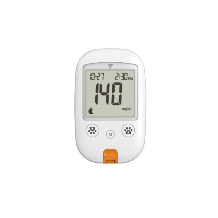 Ветеринарен глюкомер HT111, Tyson Bio, 20-600 mg/dL, miniUSB, памет 500 кода