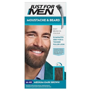 Just For Men Moustache & Beard Color culoarea barbii M40 Medium Dark Brown
