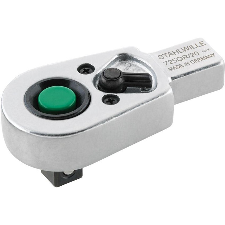 Cheie cu clichet, Stahlwille, Otel Crom Vanadiu, QR 1/2'', 14 x 18 mm, Argintiu