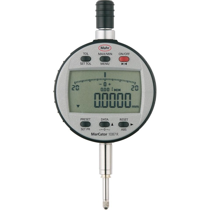 Indicator cadran digital, Mahr, 0.0005/ 12.5 mm, Gri