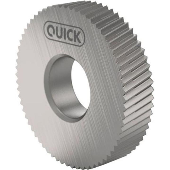 Eszterga formázó henger, QUICK, BL forma, spirál, 21,5x5x8 mm, osztás 1,2 mm