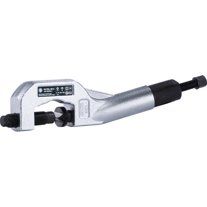 Extractor piulite, Kukko, Model 56-2, Otel, 22-36 mm, Argintiu/Negru