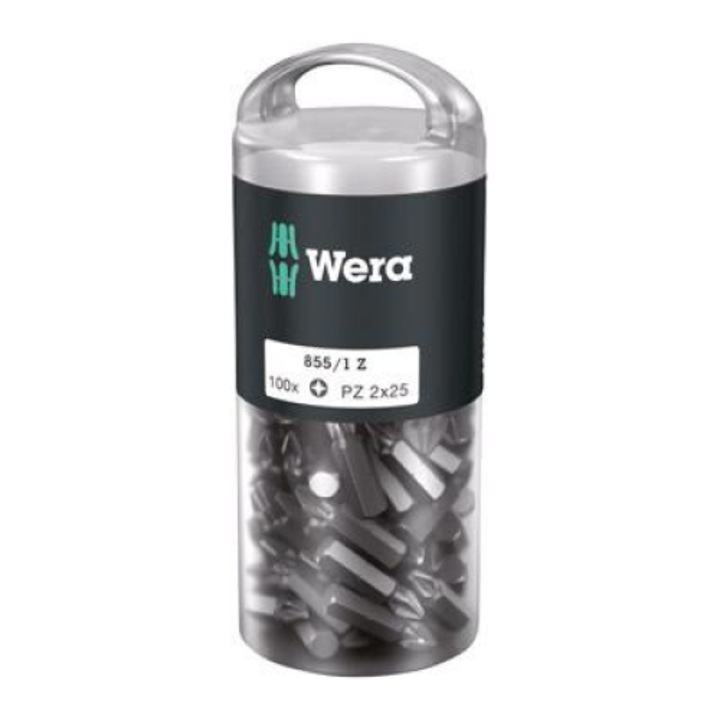 Set 100 biti 1/4'' TORX T10 25mm Wera